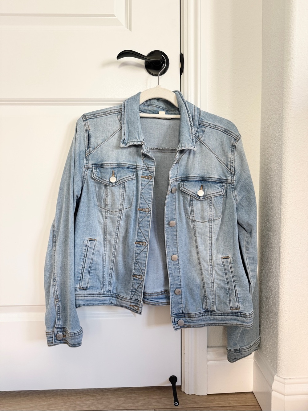 Light Wash Denim Jacket - Classic Women’s Jean Jacket